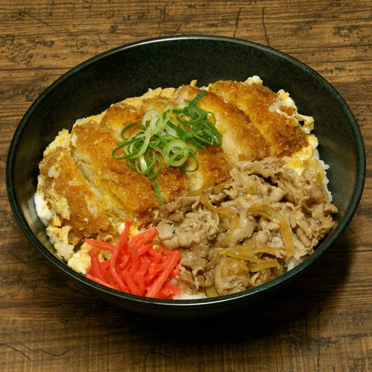 カツ・牛丼